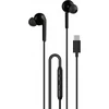 Dudao X3C+ laidinės USB-C į ausis įkišamos ausinės 1.2m – juodos spalvos