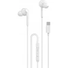 Dudao X3C+ su laidu USB-C In-Ear ausinės 1.2m – baltos spalvos