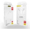 Dudao X10S su laidu Įstatomos į ausis ausinės 3.5mm mini jack 1.15m - baltas