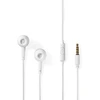Eko Light Nedis Ausinės laidinės su 3.5 mm kištuku ir mikrofonu, baltos