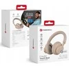 Belaidės ausinės Forcell F-Audio Touch Beat ANC smėlio spalvos
