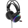 Ausinės Genesis Neon 614 RGB USB juoda