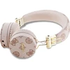 Guess Bluetooth Ausinės ENC GUBH70EPOSMW rudos spalvos Peony Script Round Shape