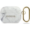Apple AirPods Pro Guess Marble Collection (GUACAPTPUMAWH) ausinių dėklas baltos spalvos