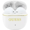 Ausinės Guess TWS Glossy Auksinė Line Classic balta