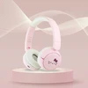 Hello Kitty Face Logo Bluetooth Ausinės rožinės spalvos
