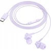HOCO wire ausinės Lightning su mikrofonu M113 violetinė