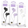 HOCO wire ausinės Lightning su mikrofonu M113 violetinė