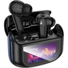 HOCO belaidės ausinės bluetooth su touch screen TWS ANC + ENC EQ21 midnight juodos spalvos