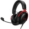 HyperX Cloud III žaidimų ausinės, Juodai raudonos
