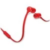 Į ausis įkišamos ausinės su mikrofonu JBL Tune T160, Raudonos