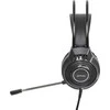 Ausinės Manhattan RGB LED Over-Ear USB Gaming ausnės, su laidu, USB-A Plug, Mikrofonas, Integrated Volume Control, 2.0m, Juodas, 180696