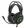 MARVO H8325 Akari 40 RGB Laidinės žaidimų ausinės | USB | 3.5 mm | Juoda