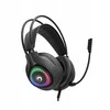 MARVO H8325 Akari 40 RGB Laidinės žaidimų ausinės | USB | 3.5 mm | Juoda