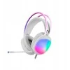 MARVO HG8959 Lumi 40 RGB Laidinės žaidimų ausinės | USB | 3.5 mm | Baltos