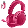 MCHOSE V9 Pro belaidės ausinės | 2.4G, BT, TYPE-C | Rose Raudona