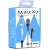Ausinės Midland MA 31LK Pro, su laidu, Ausinės, Juodas, Transparent