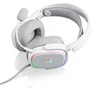 MODECOM MC-899 PROMETHEUS baltos laidinės ausinės 7.1 | USB