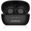 Niceboy ausinės Niceboy ausinės į ausį Podsie 4 POP Onyx Juodas juodos Bluetooth 6 AAC