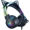 ONIKUMA X15 PRO žaidimų ausinės Cat (juoda)