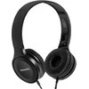 Stereofoninės ausinės su mikrofonu Panasonic RP-HF100ME-K, Juodos