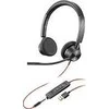Plantronics POLY Blackwire 3320, Laidinis, Biuras / Skambučių centras, 20 - 20000 Hz, 130 g, Ausinės su mikrofonu, Juoda