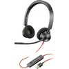 Hewlett Packard (HP) Laidinės ausinės Jack 3,5 mm / USB A Poly Blackwire C3325 juodas