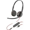 HP Poly atsarginė dalis Ausinės Blackwire C3225 dvipusės 3.5 mm