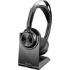 HP Poly Voyager Focus 2-M USB-C-C Ausinės USB-C/A Adapteris Charging Stovas
