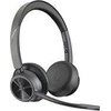 Poly VOYAGER 4320 UC,V4320-M C USB-A,WW Poly | USB-A Ausinės | Su mikrofonu | Yes | Juodas | USB Type-A | Voyager 4320 UC,V4320-M C | Belaidės
