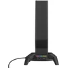 Rampage Stojak na ausinės IGRIS RGB USB, USB-C, juoda