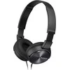 Sulankstomos kelioninės ausinės Sony MDR-ZX310, Juodos