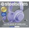 SteelSeries Ausinės Žaidimams | Arctis Nova 3PW | Bluetooth | Over-Ear | Mikrofonas | Noise canceling | Belaidės | Lavender