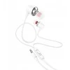 HOCO laidinės ausinės Jack 3,5 mm su mikrofonu M107 baltos spalvos