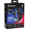 Ausinės Defender Ausinės su mikrofonu CyberDots 285 belaidės Bluetooth TWS juoda Low Latency