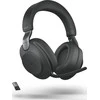 JABRA Evolve2 85 MS Stereo Ausinės full size Bluetooth belaidės su laidu aktyvus triukšmo slopinimas 3.5 mm noise isolating juodas MS Te