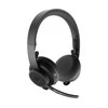 Ausinės „Logitech Zone Belaidės Plus Bluetooth“, sertifikuota „Microsoft Teams“, grafitas