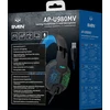 Ausinės su mikrofonu SVEN AP-U980MV juodas-mėlynas (USB, LED, 7.1), SV-015633