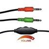 Ausinės TECHLY Stereo Headphone su mikrofonu ir Volume Control