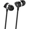 Ausinės TECHLY Stereo Earphones In-Ear su mikrofonu Juodas