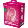 Trust Nouna Ausinės su laidu & Belaidės su lankeliu ant galvos Calls/Music USB Type-C Bluetooth Rožinė