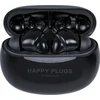 Happy Plugs Joy Pro juodos ausinės atidarytame dėkliuke