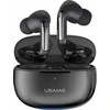 USAMS ausinės Bluetooth 5.3 TWS X-don series belaidės juodos spalvos BHUENCXD01 (US-XD19)