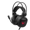 Laisvų rankų įranga VARR GAMING VH6020 su mikrofonu (RGB 3,5mm) juoda