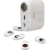 WEKOME S28 Pop Digital Series – Bluetooth V5.3 TWS belaidės ausinės su įkrovimo dėklu su projektoriaus funkcija (balta)