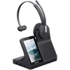 Ausinės Yealink WH64 Workstation Mono Laisvų rankų įranga Vielinis ir Bevielis Su lankeliu Biuras / skambučių centras C tipo USB Bluetooth Įkrovimo stovas Juoda