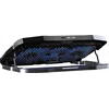 Cooling stand for laptop ART P4 2 x USB A LED juodas