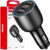 Automobilinis įkroviklis 2x USB-C + USB-A 12/24V 100W AMIO-04371