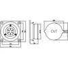 Garsiakalbis YDQ406 4" 50W 8Ohm BLOW
