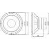 Garsiakalbis BLOW GDN20 8Ohm